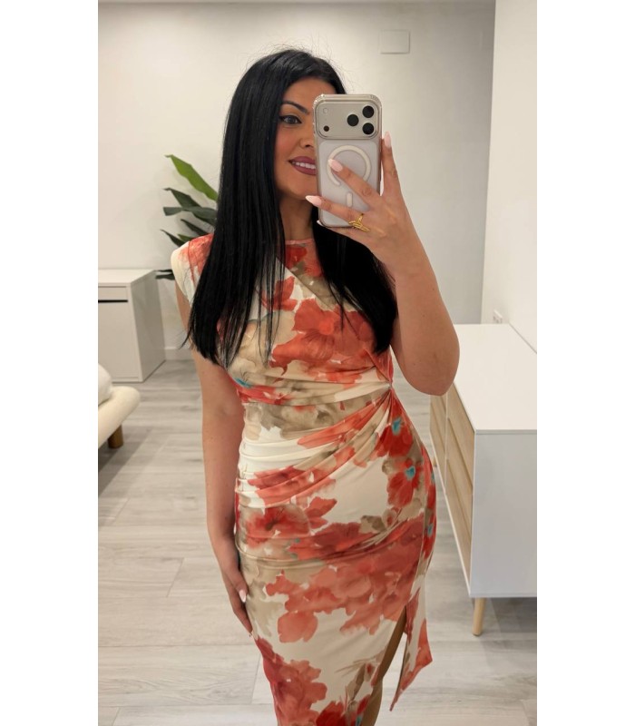 Vestido Rossé coral