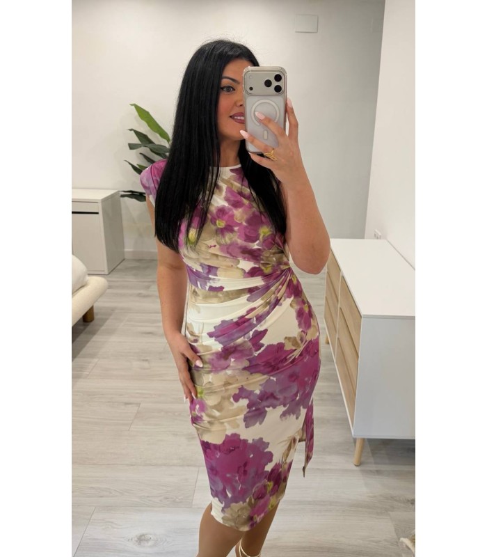 Vestido Rossé buganvilla