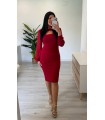 Vestido Graciela rojo