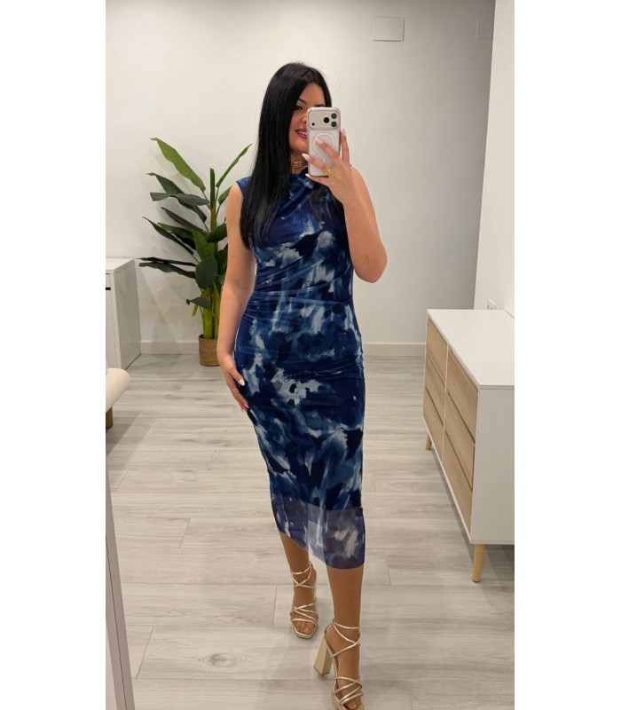Vestido Mireia azul