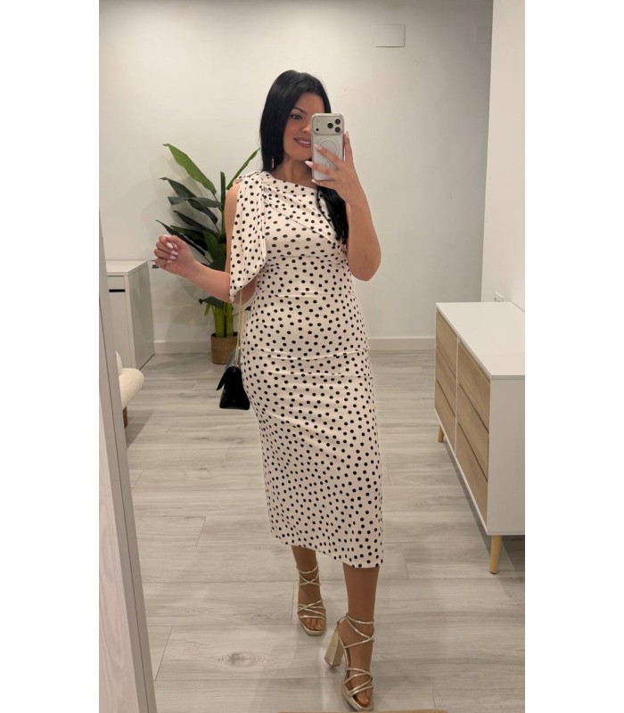 Vestido Jerez blanco crudo