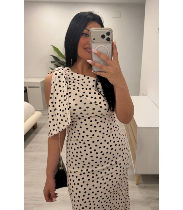 Vestido Jerez blanco crudo