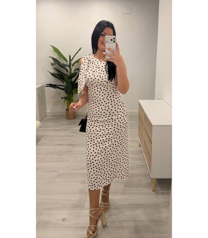 Vestido Jerez blanco crudo