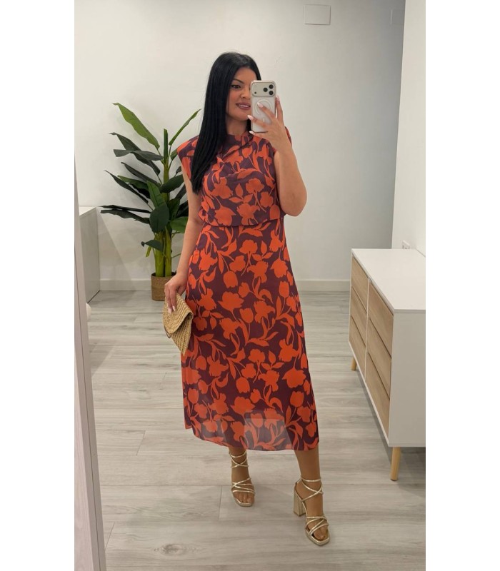 Vestido Miranda teja