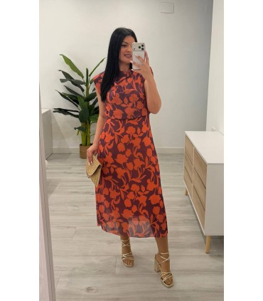 Vestido Miranda teja