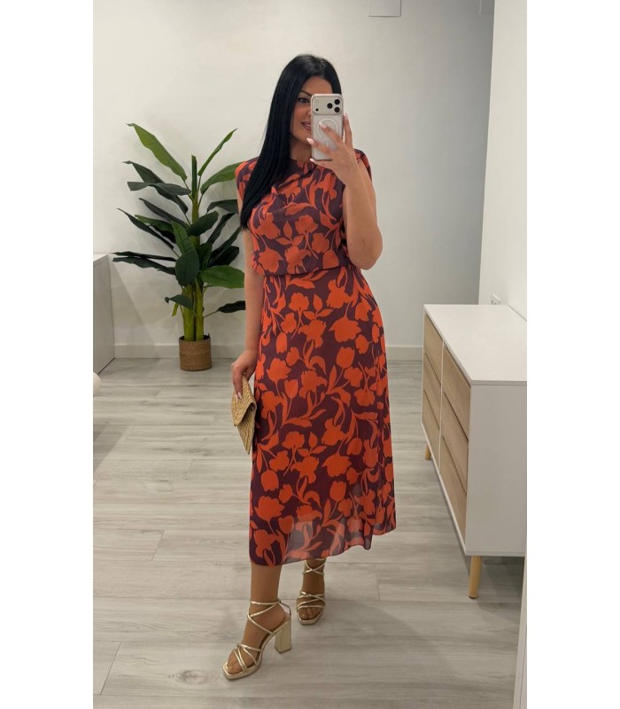 Vestido Miranda teja