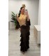 Vestido flamenca marrón
