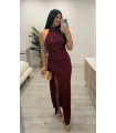 Vestido Irina granate