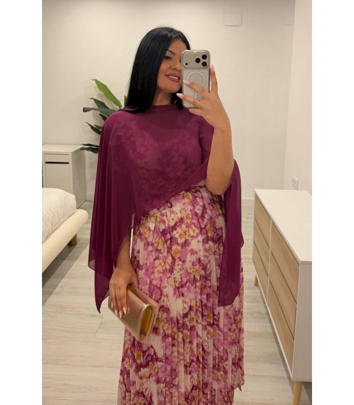 Vestido Noa buganvilla