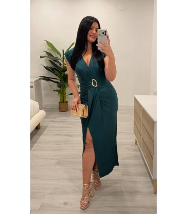 Vestido Sophie petroleo