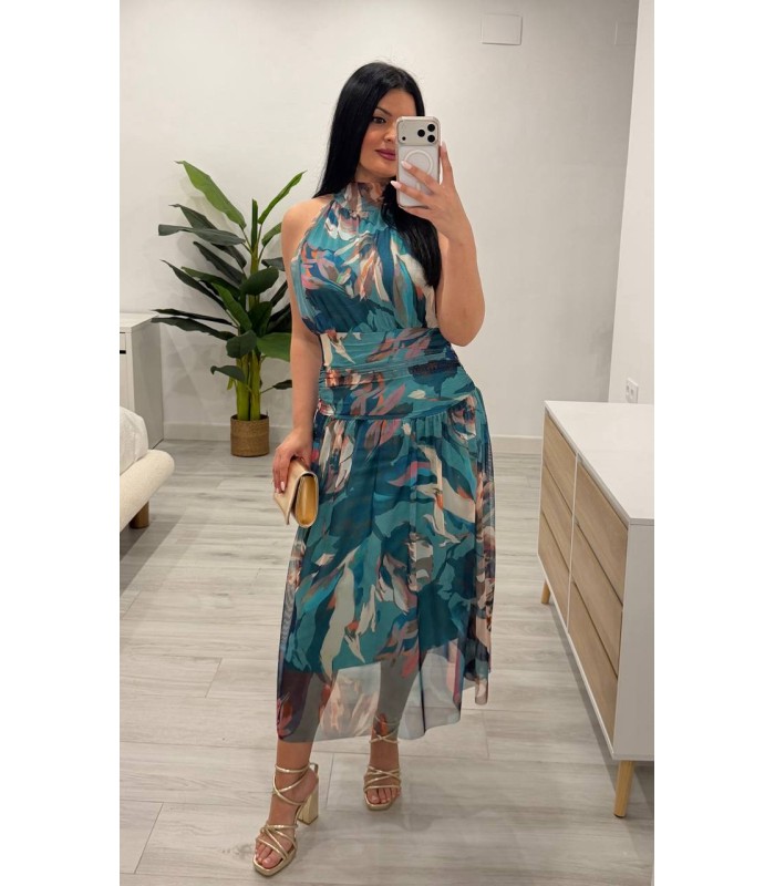 Vestido Leire azul