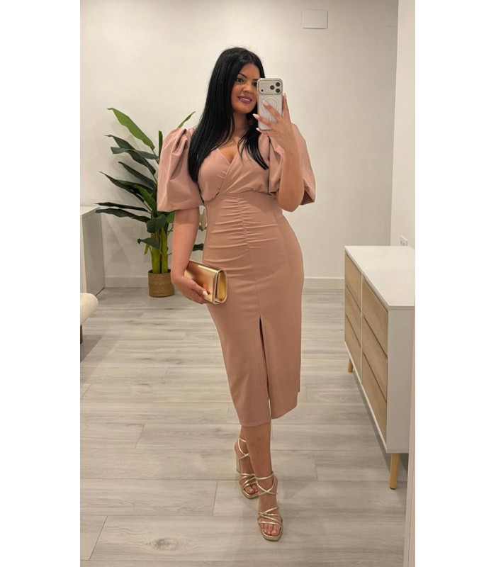 Vestido Nerea rosa nude