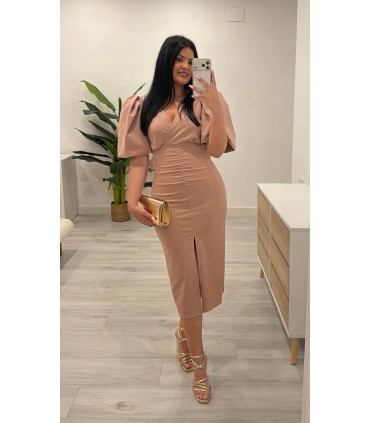 Vestido Nerea rosa nude