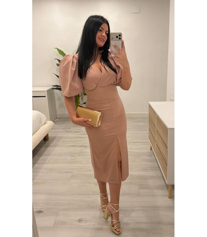 Vestido Nerea rosa nude