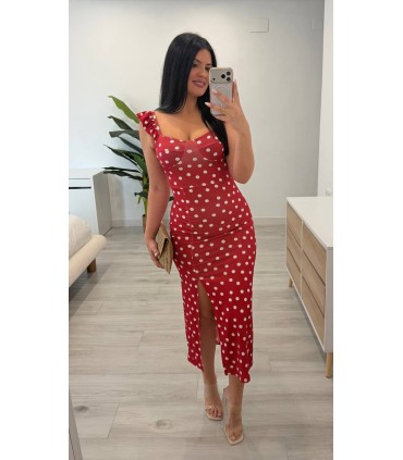 Vestido Loreta rojo