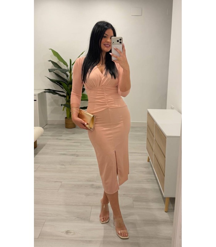 Vestido Esperanza nude