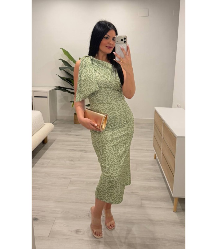 Vestido Tiger verde