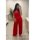 Conjunto lino rojo