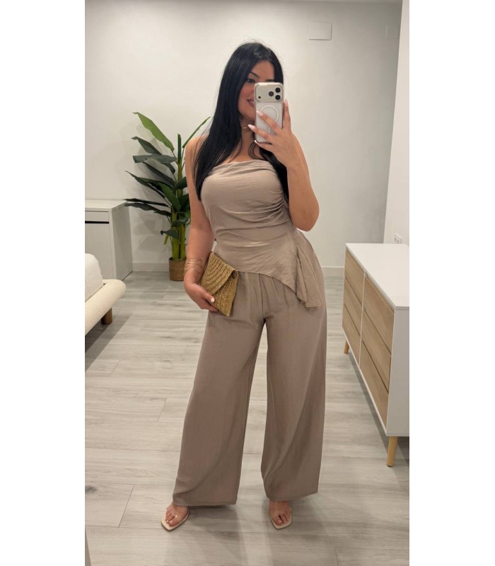 Conjunto lino piedra