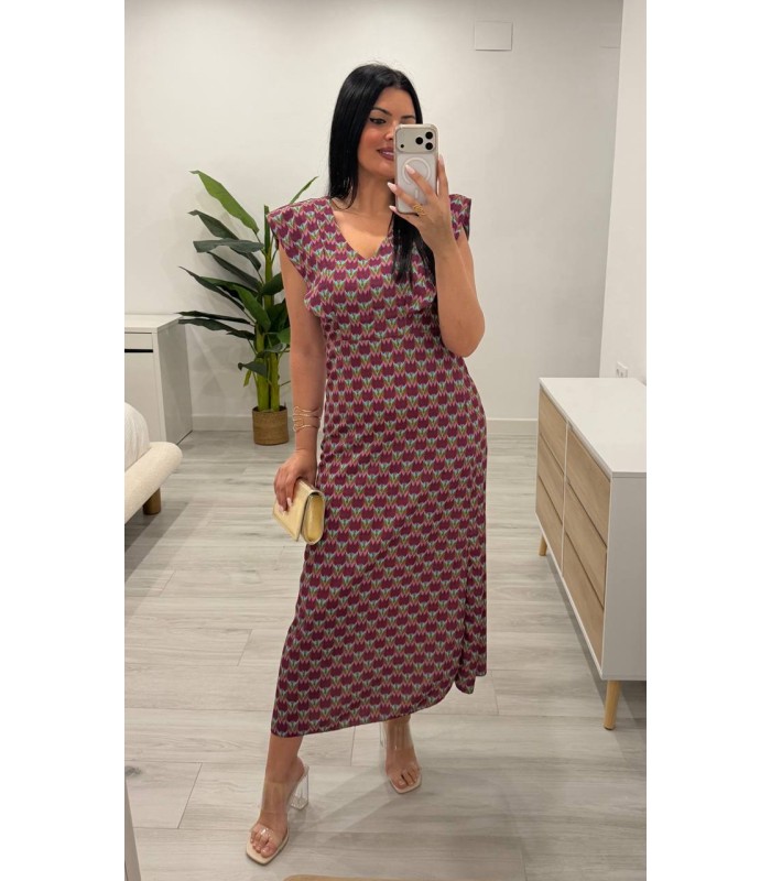 Vestido Casandra buganvilla