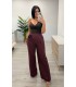 Pantalón lazo granate