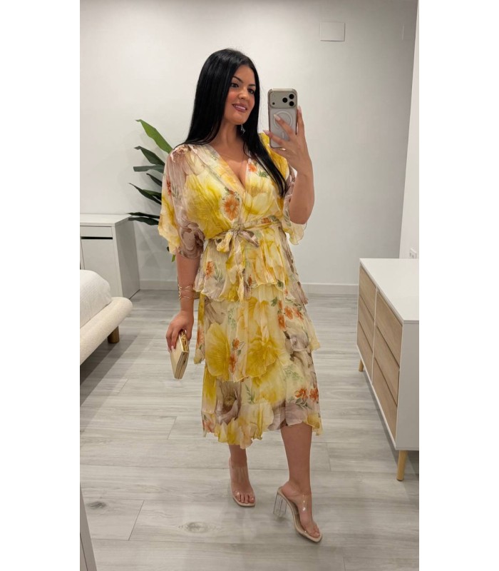 Vestido Saray amarillo