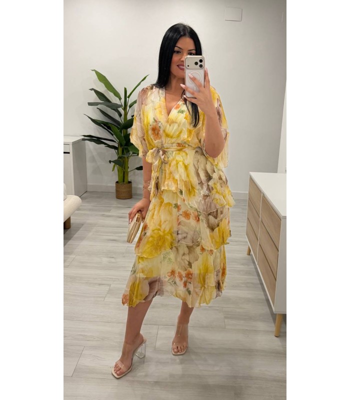 Vestido Saray amarillo