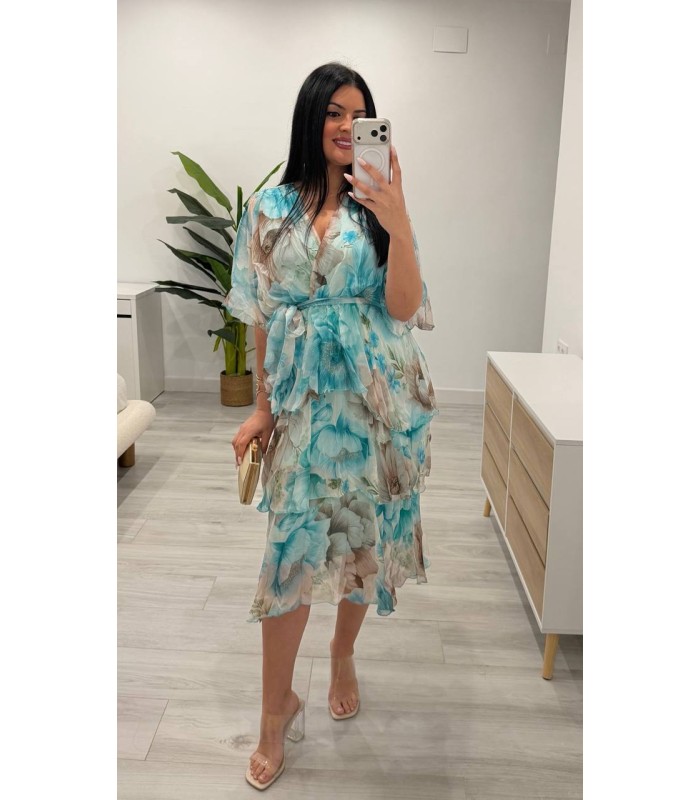 Vestido Saray azul