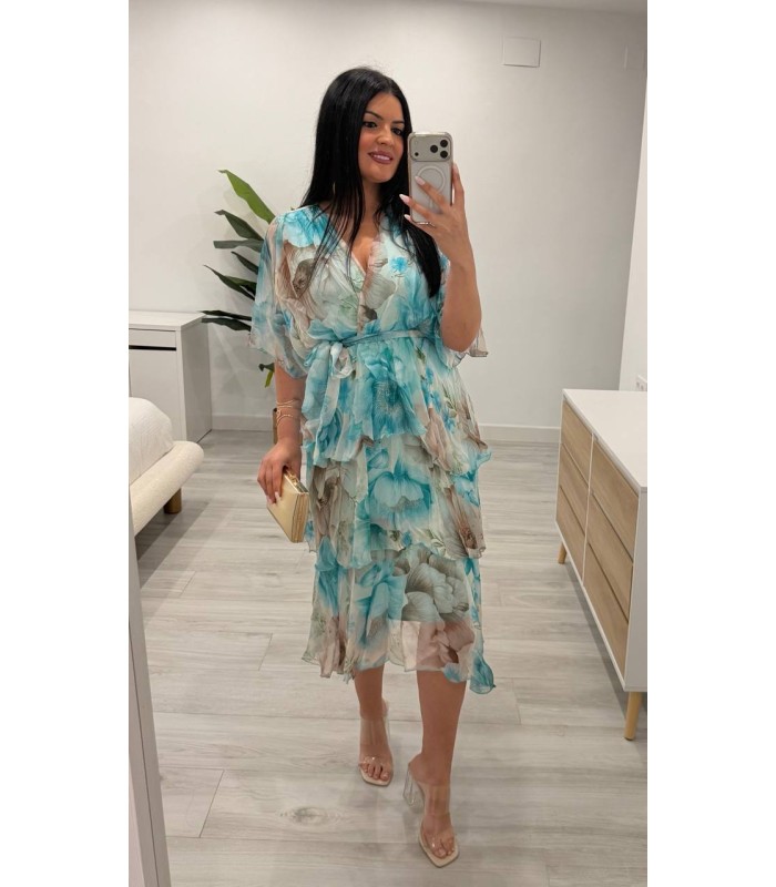 Vestido Saray azul
