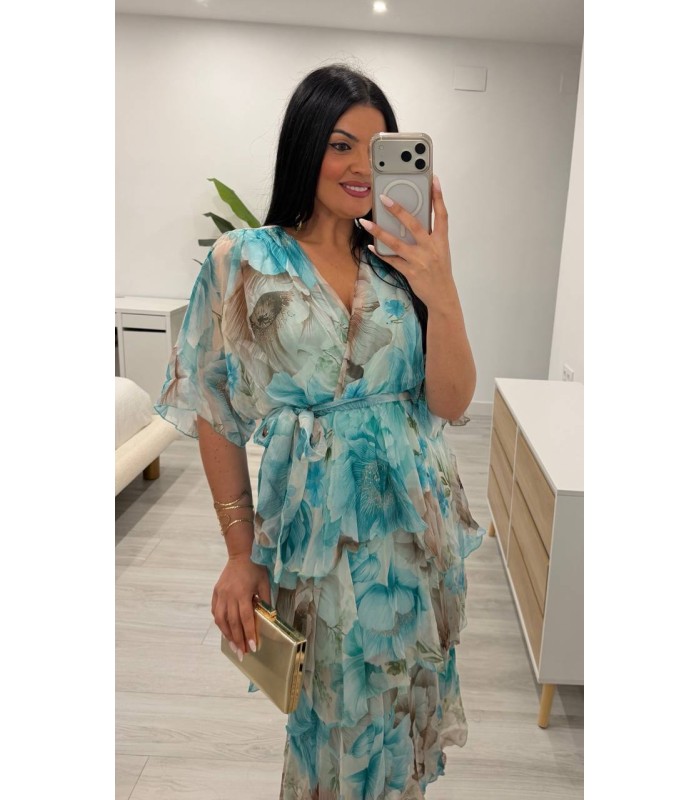 Vestido Saray azul