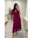 Vestido Laia buganvilla
