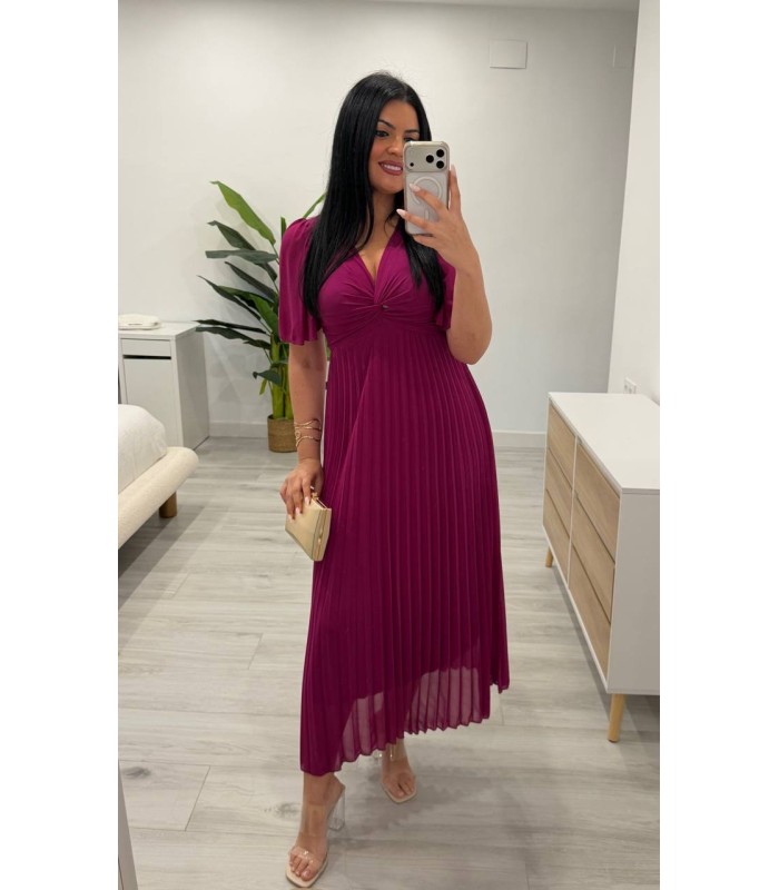 Vestido Laia buganvilla