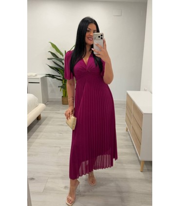 Vestido Laia buganvilla