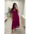 Vestido Laia buganvilla