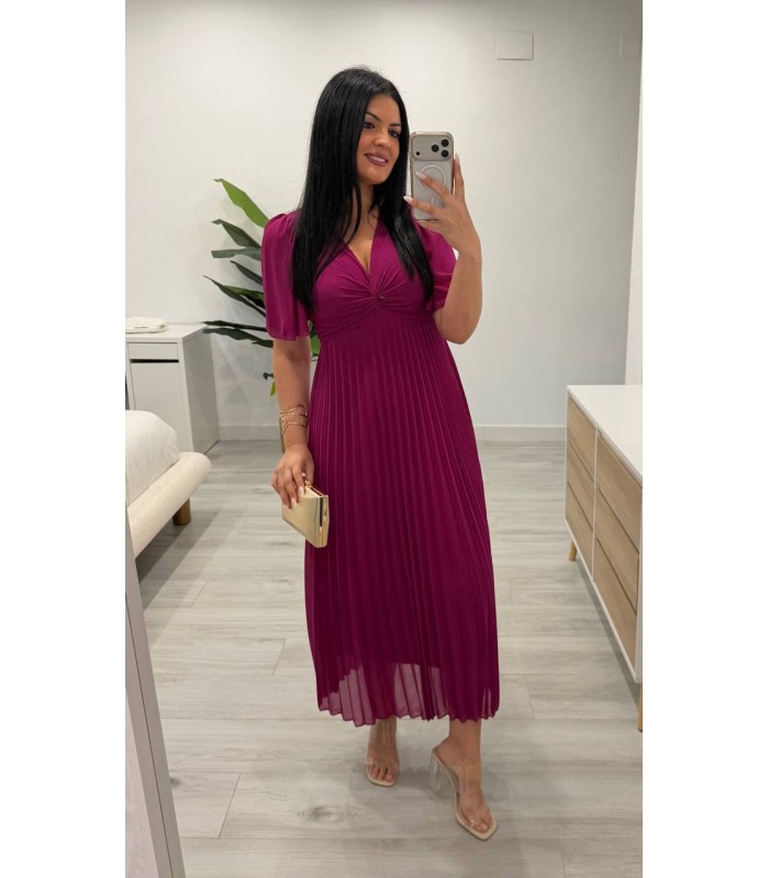 Vestido Laia buganvilla