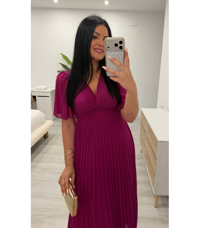 Vestido Laia buganvilla