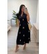 Vestido Lino azul marino