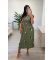 Vestido Lino verde