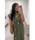Vestido Lino verde