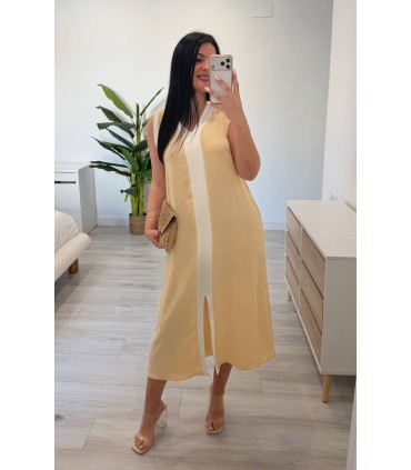 Vestido Miren camel