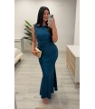 Vestido Clara petroleo