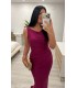 Vestido Clara buganvilla
