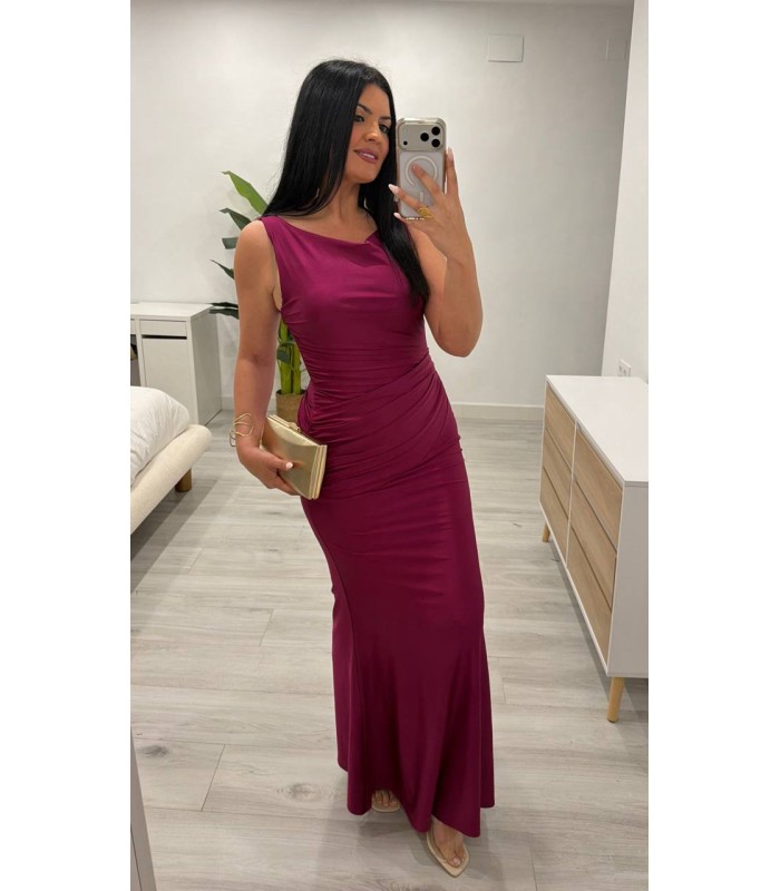Vestido Clara buganvilla