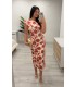 Vestido Tina teja