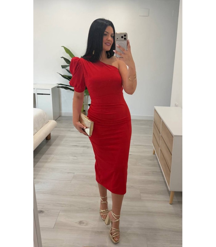 Vestido Leity rojo