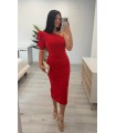 Vestido Leity rojo
