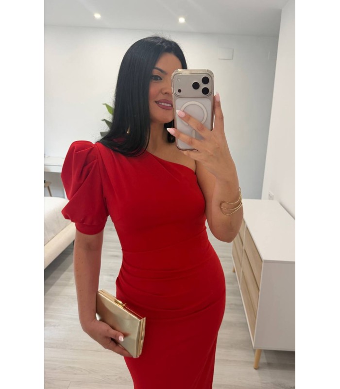 Vestido Leity rojo