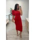Vestido Leity rojo