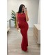 Vestido Clara rojo