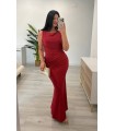 Vestido Clara rojo
